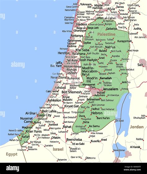 palestine city|Palestine Map .